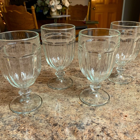 Vintage Libbey Duratuff USA - Iced Tea Goblets (4)